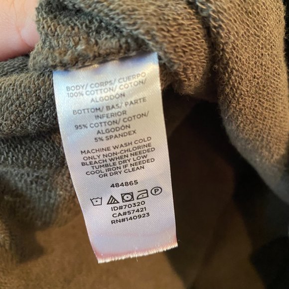 Lou & Grey Loft Olive Green Sweatshirt Size S - Picture 5 of 5